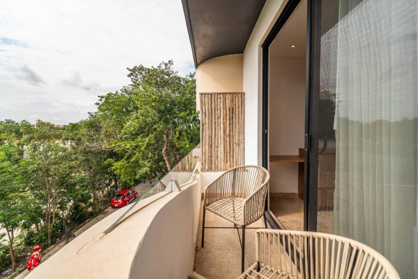 King With Balcony, Rooftop Pool In Trendy Aldea Zama Сasa de vacaciones Tulum
