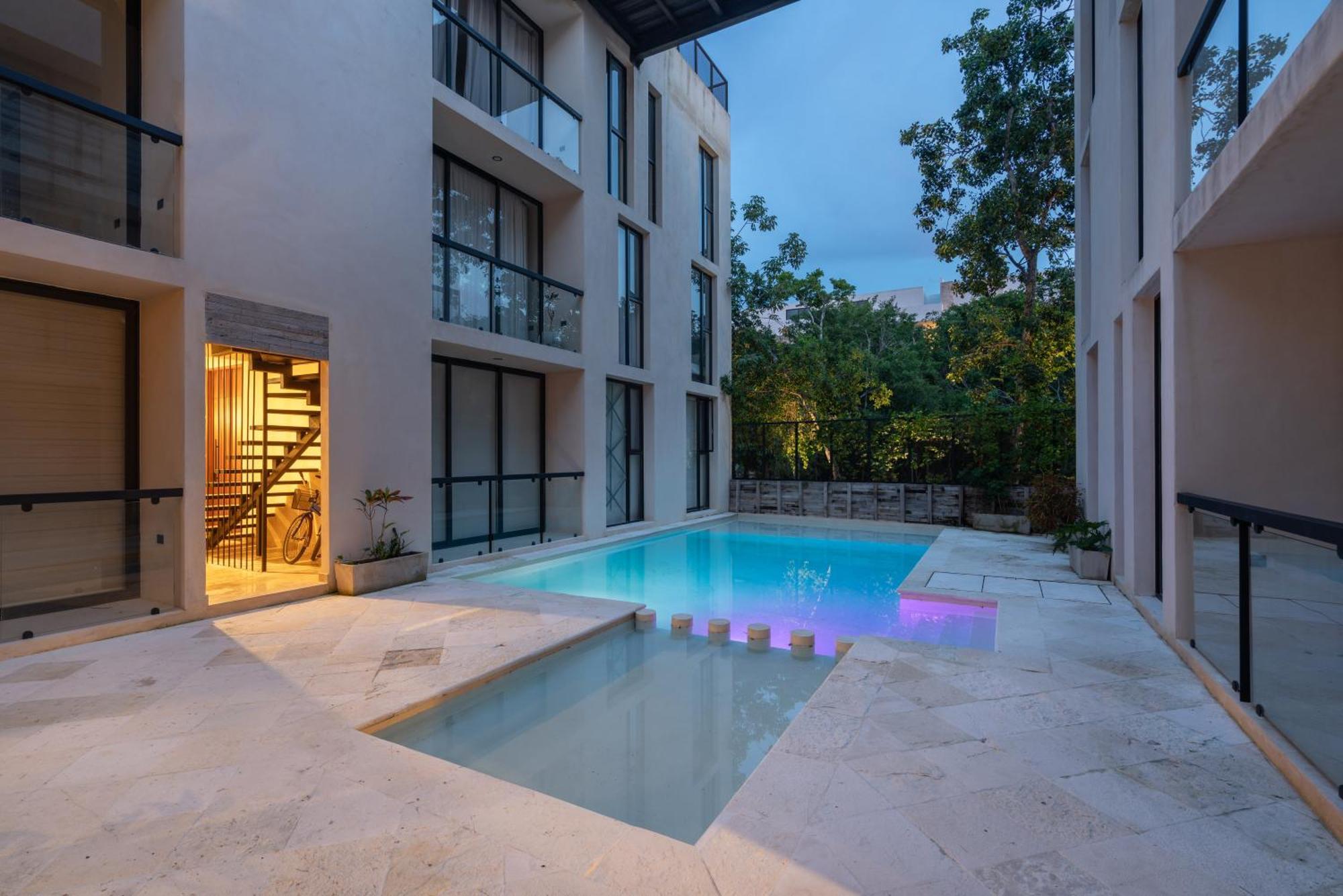 Escape Private Pool, Terrace & Boho Vibes Apartment Tulum