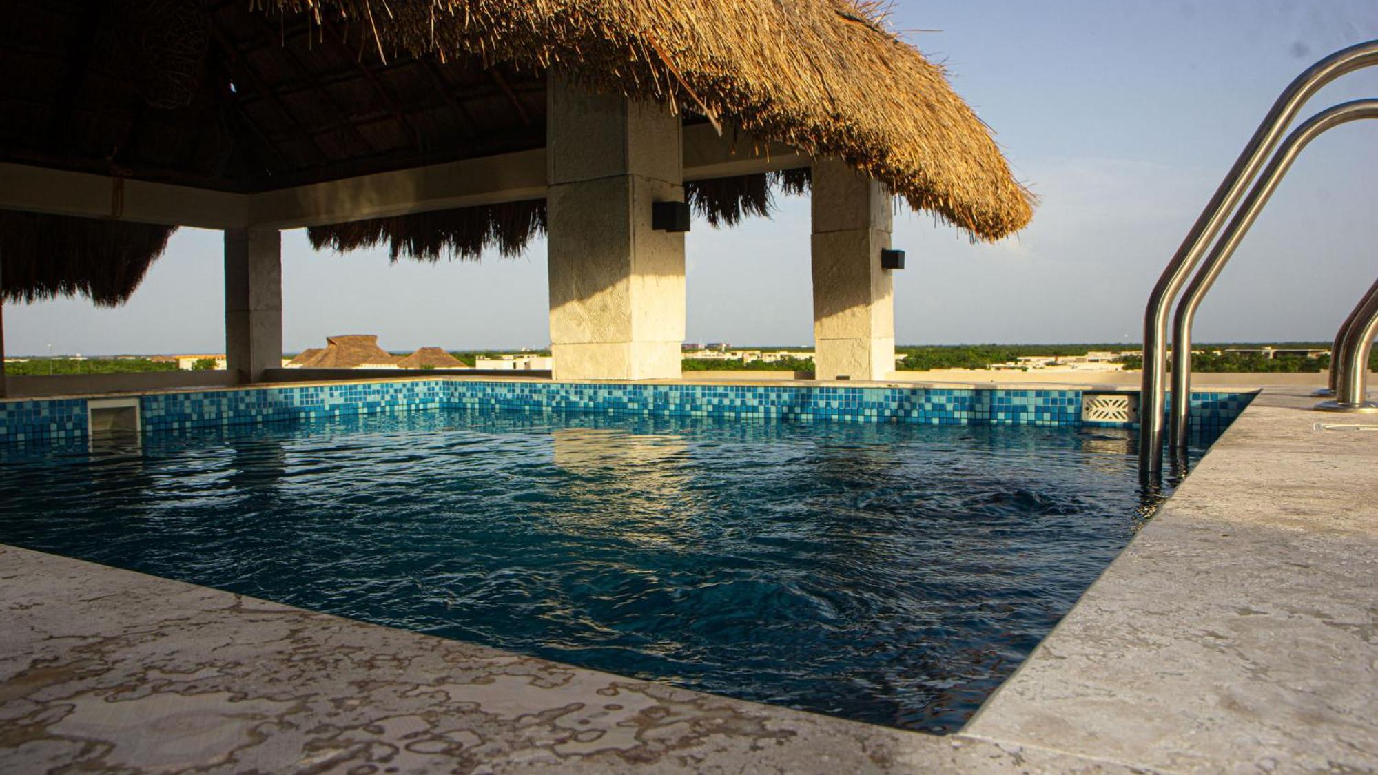 Aldea Zama Loft With Pool 10min Away From The Apartamento