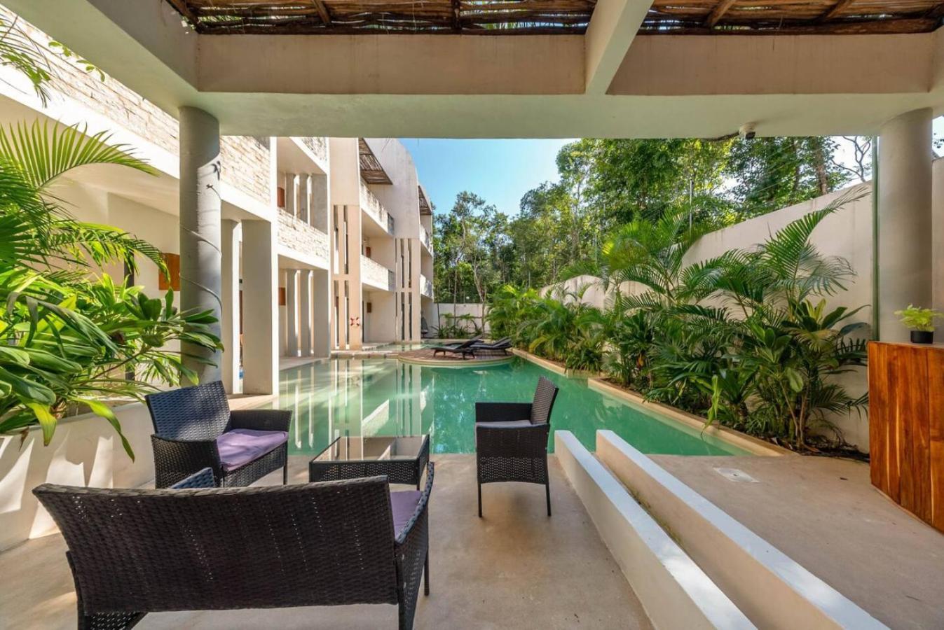 Lux 1 Bedroom With Rooftop Pool In Jungle At Paraiso Сasa de vacaciones Tulum