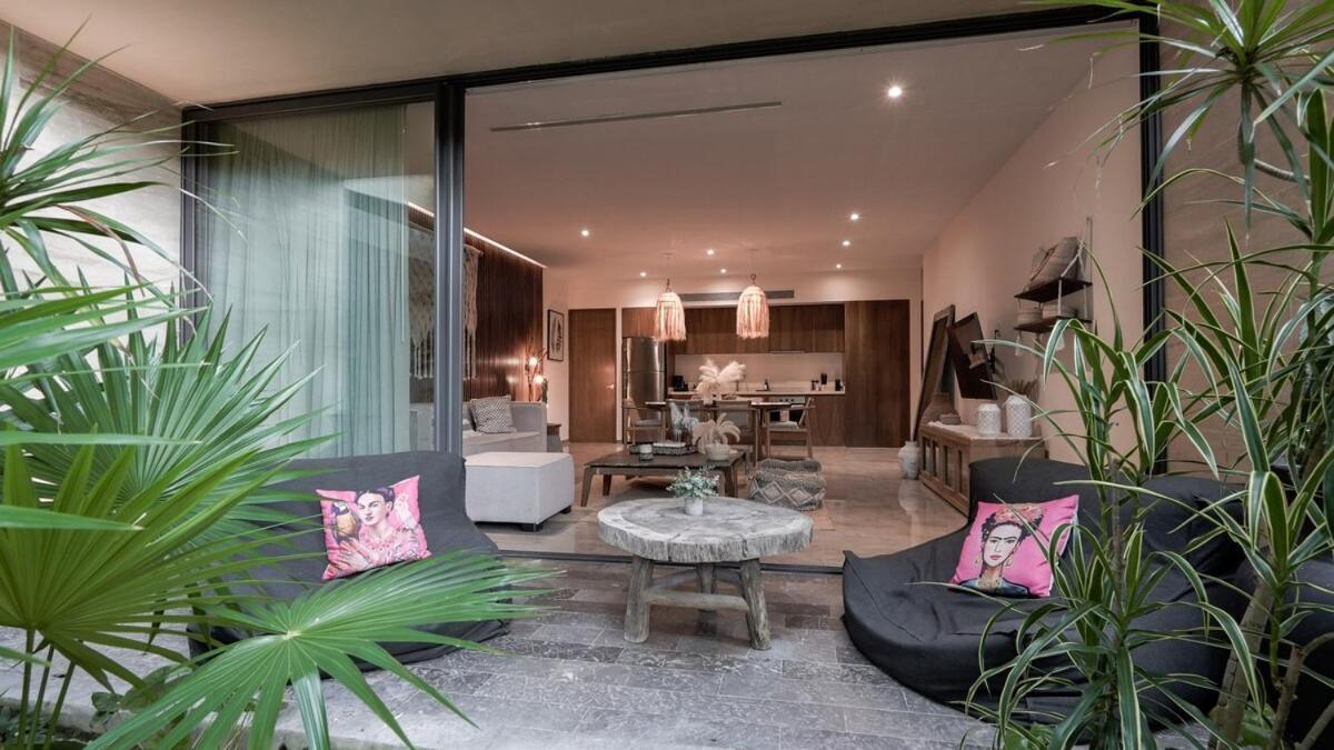 Boho-luxe 2br Garden&plunge Pool Apartamento