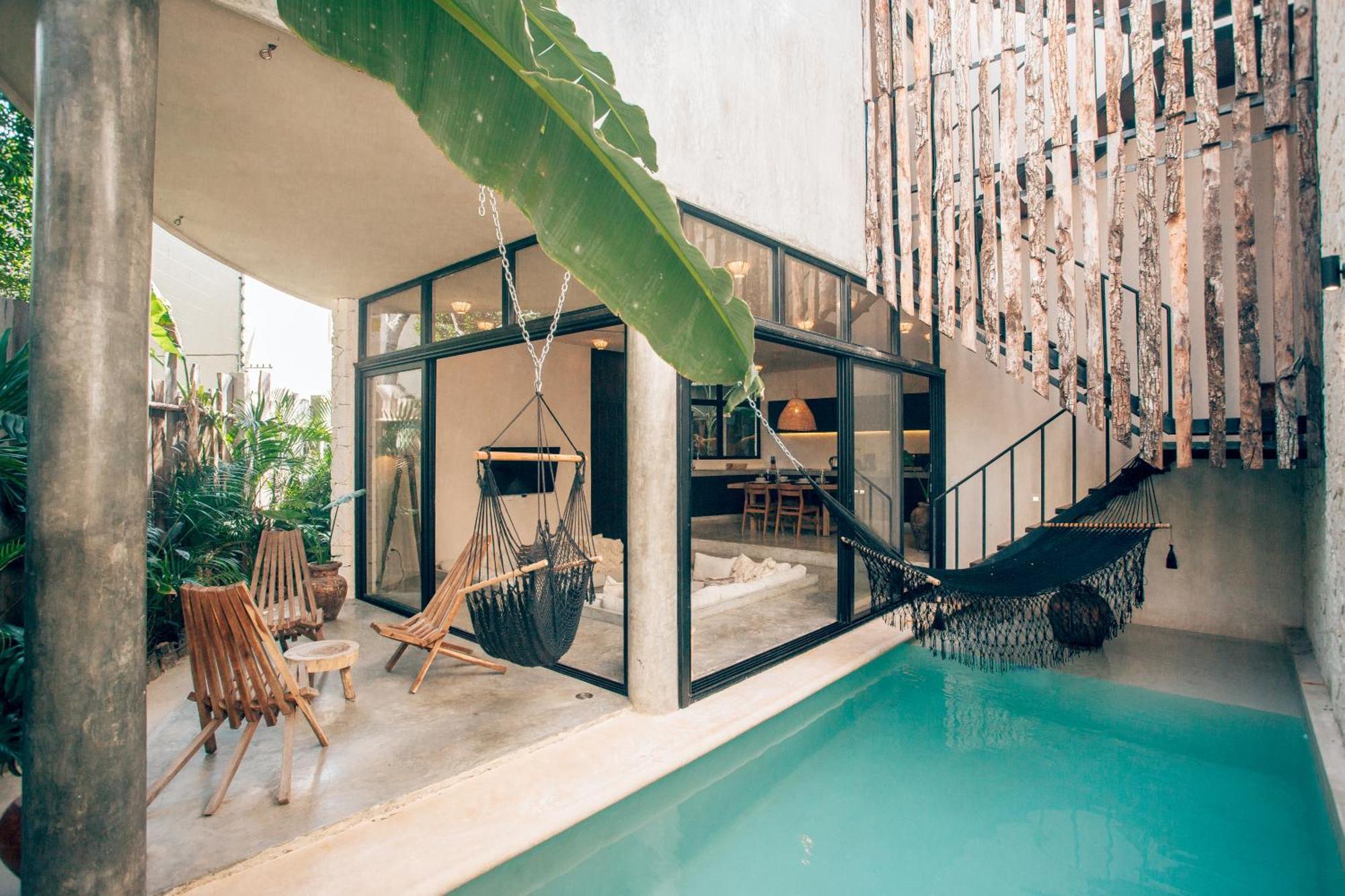 Jungle Rooftop Round -priv Pool-bathtub 2a Tulum