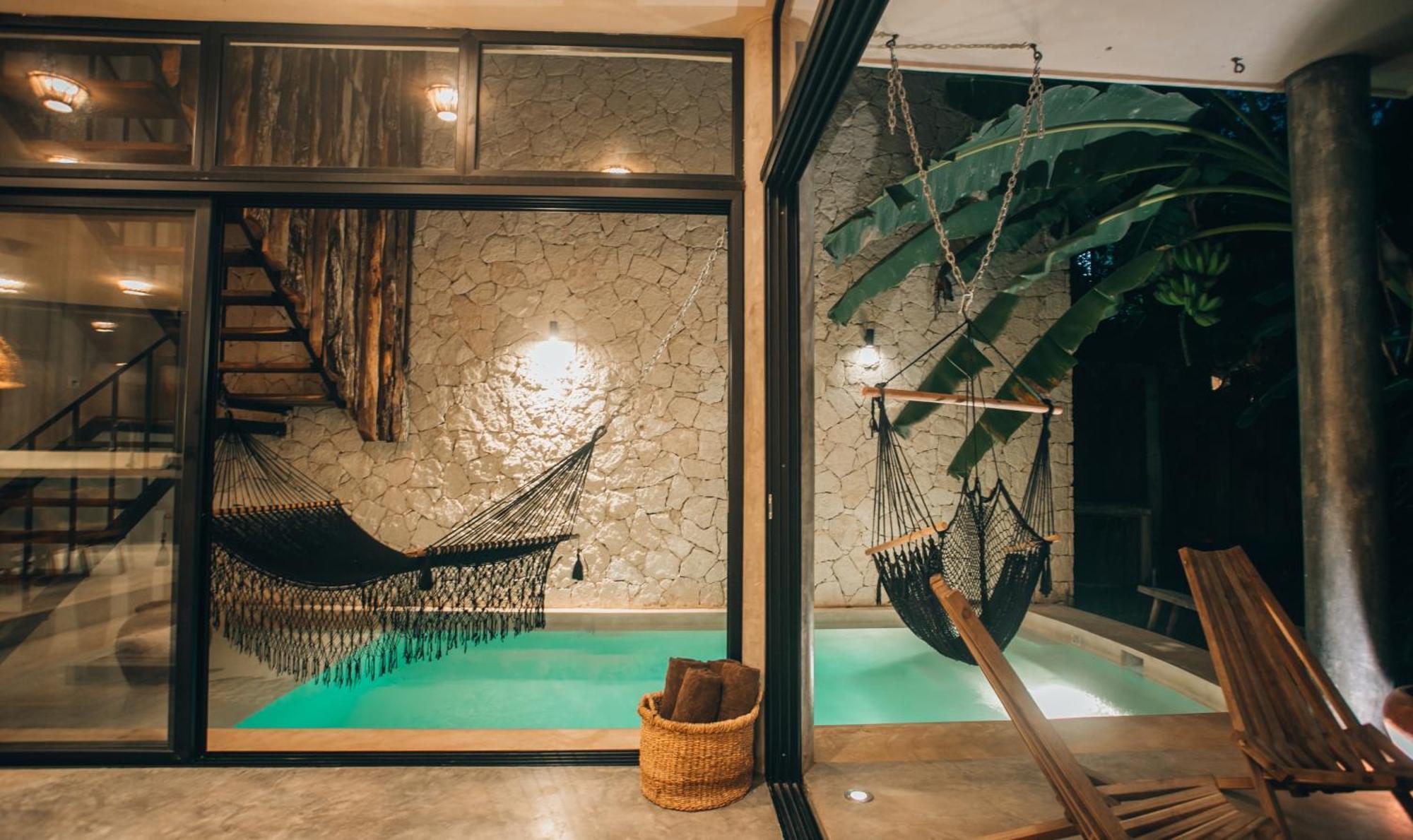 Villa Jungle Rooftop Round -priv Pool-bathtub 2a *