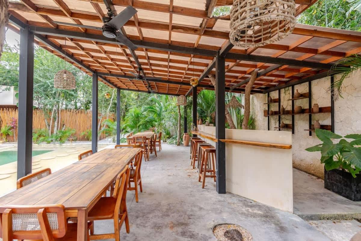 Bambu Con Alberca Privada En * Tulum