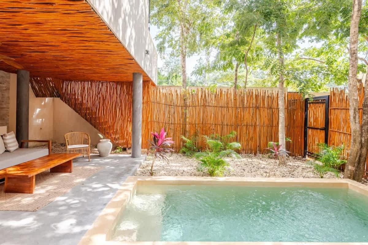 Villa Bambu Con Alberca Privada En *