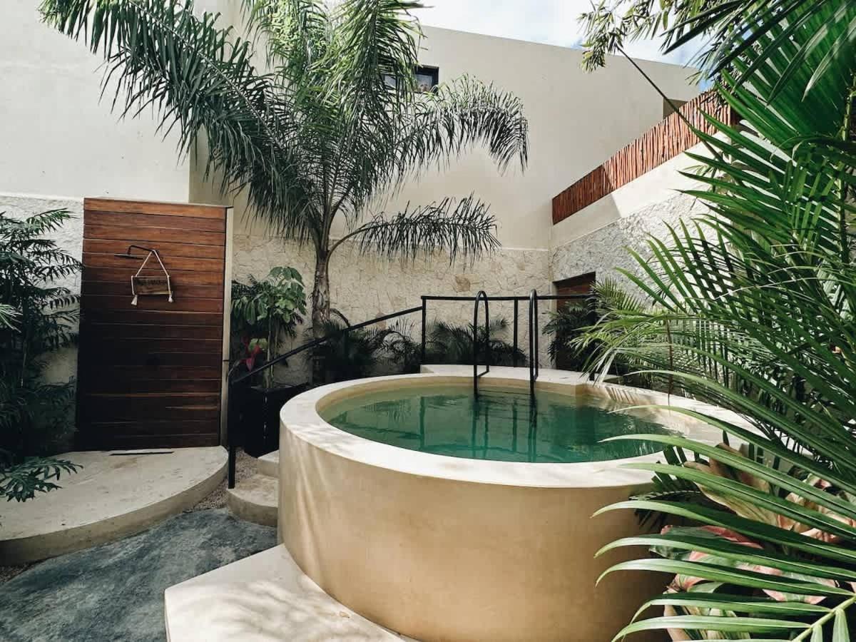 Bambu Con Alberca Privada En * Tulum