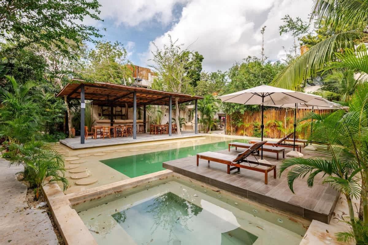 Bambu Con Alberca Privada En Villa