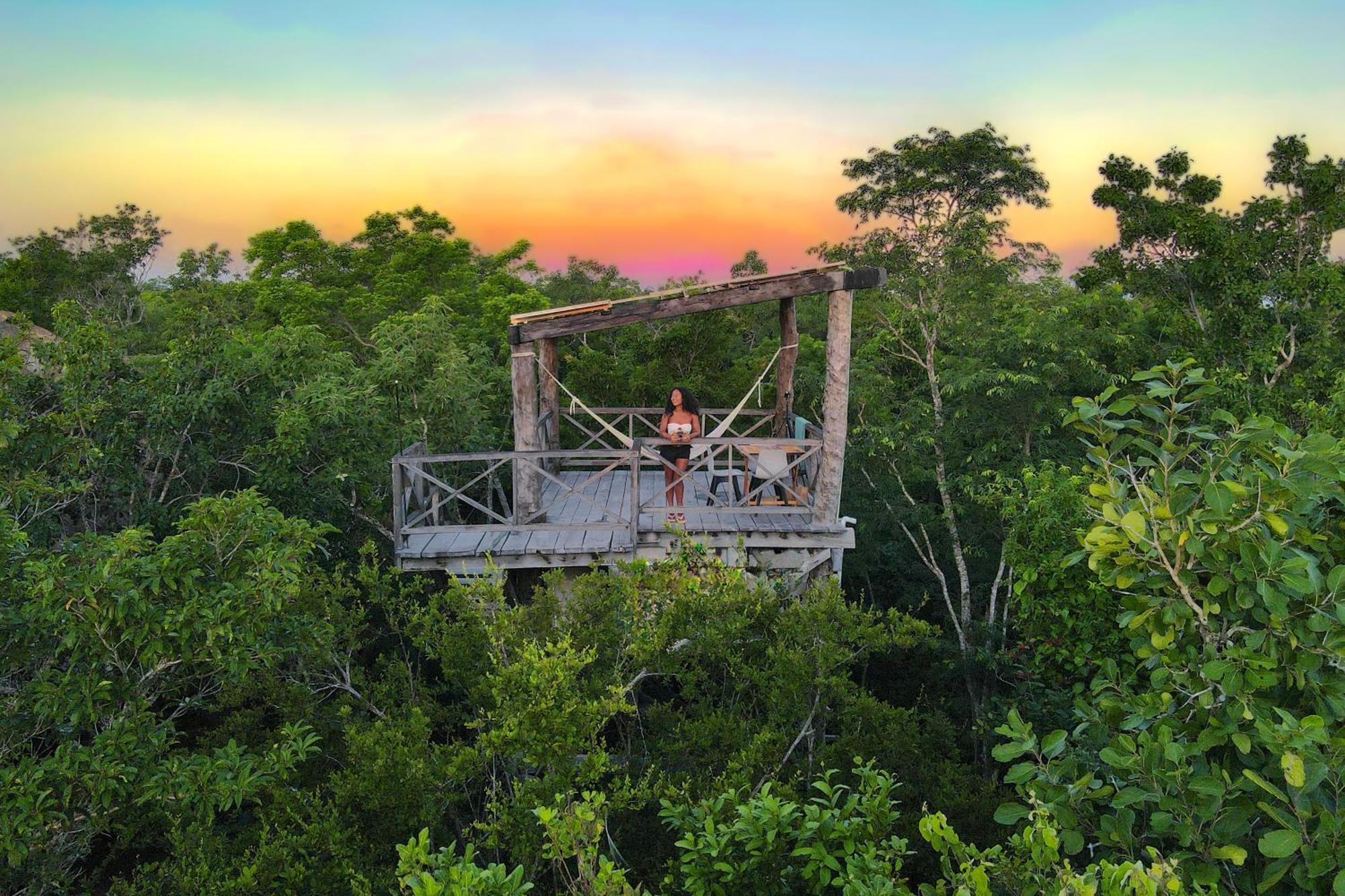 Treehouse H2ojos Camping Tulum