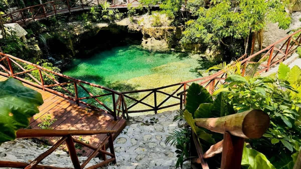 Alberca Privada, Cenote, Casa Baalam Сasa de vacaciones Tulum