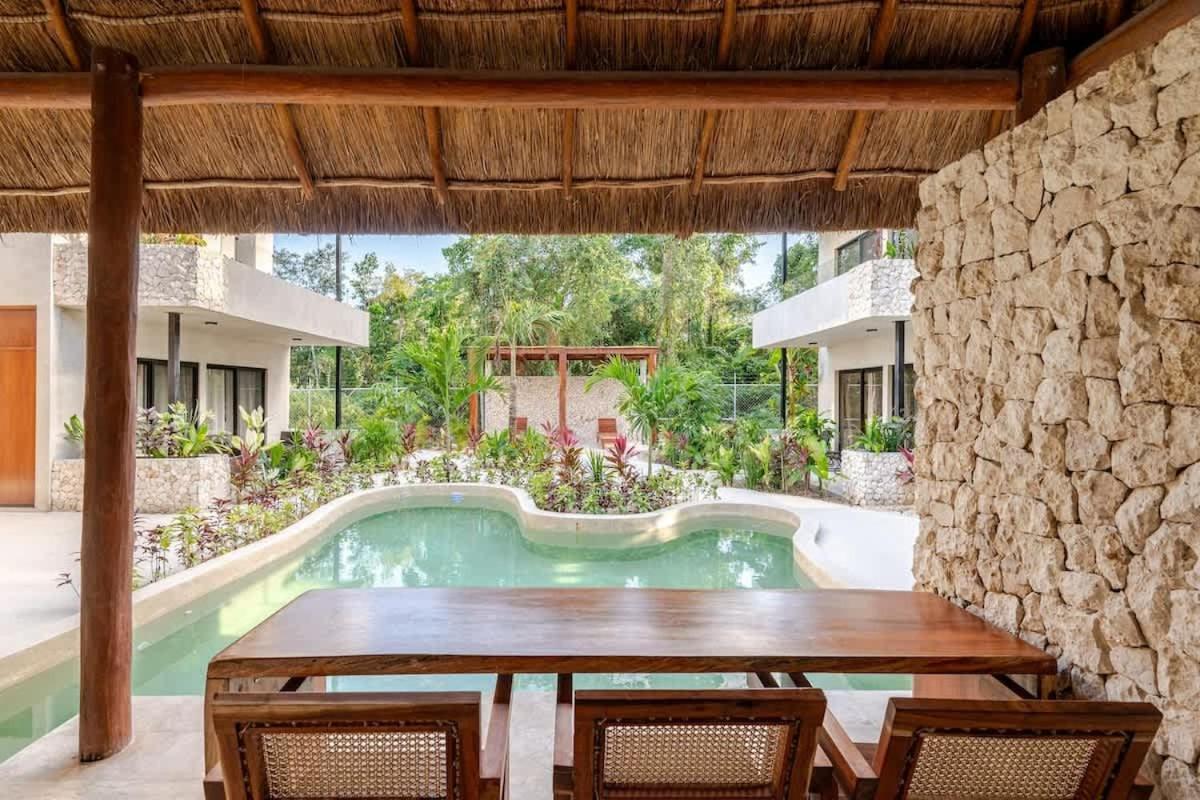 Apartamento Moderno Retiro En La Selva Con Alberca Y Wifi *