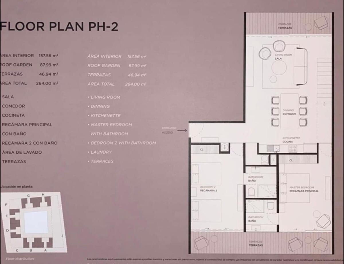 Сasa de vacaciones Luxury Penthouse With Rooftop And Private Sky-pool Tulum