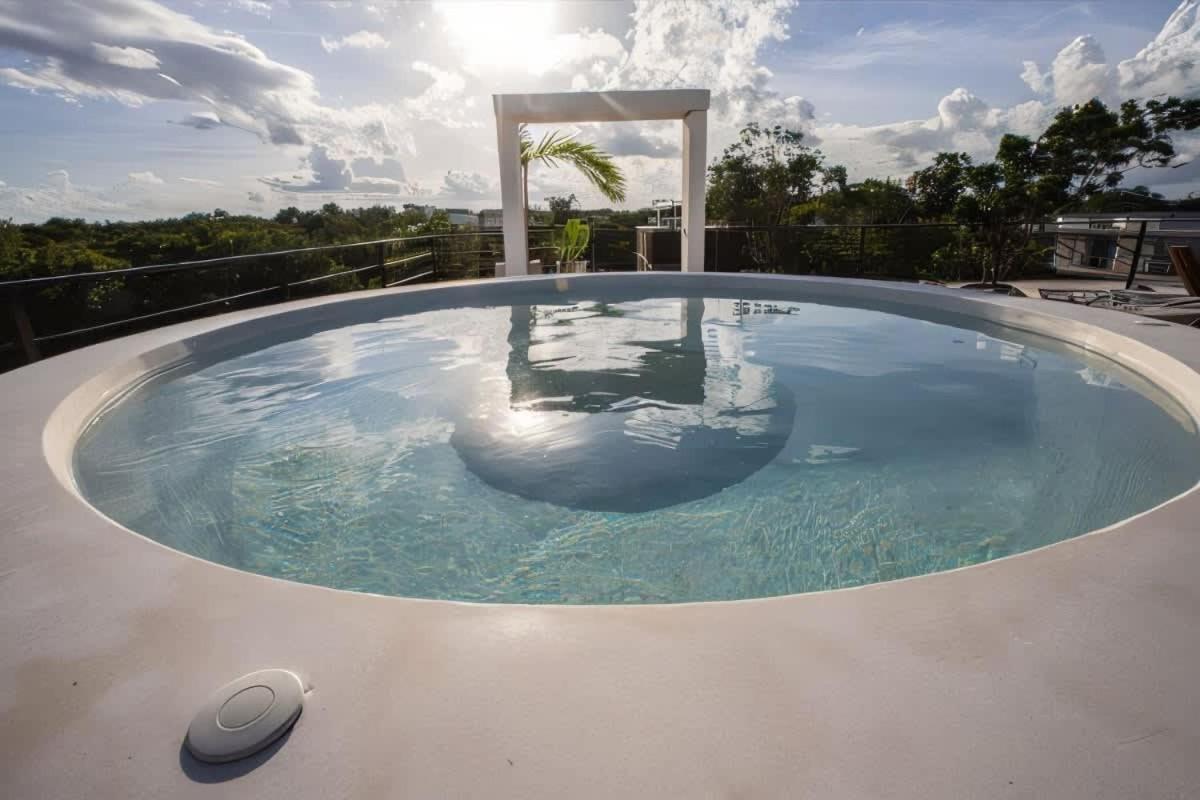 Aesthetic Mater Seremonia Origen With Private Pool Rooftop Jacuzzi And Gym Tulum