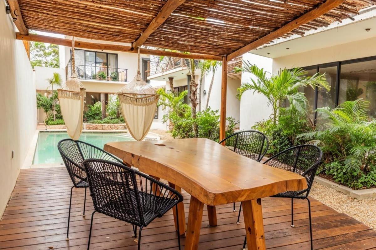 Private Yard & Cool Tub Wifi 1 Bed 3 Guest Tulum