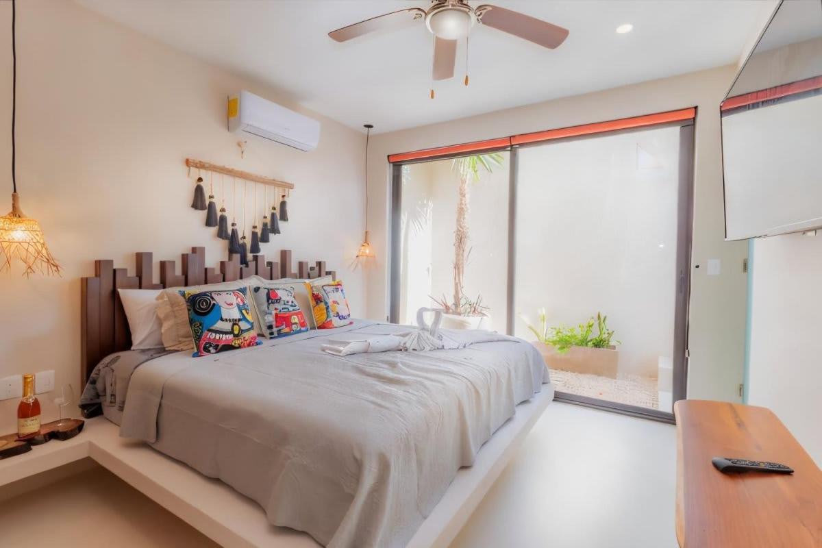 Private Yard & Cool Tub Wifi 1 Bed 3 Guest * Tulum