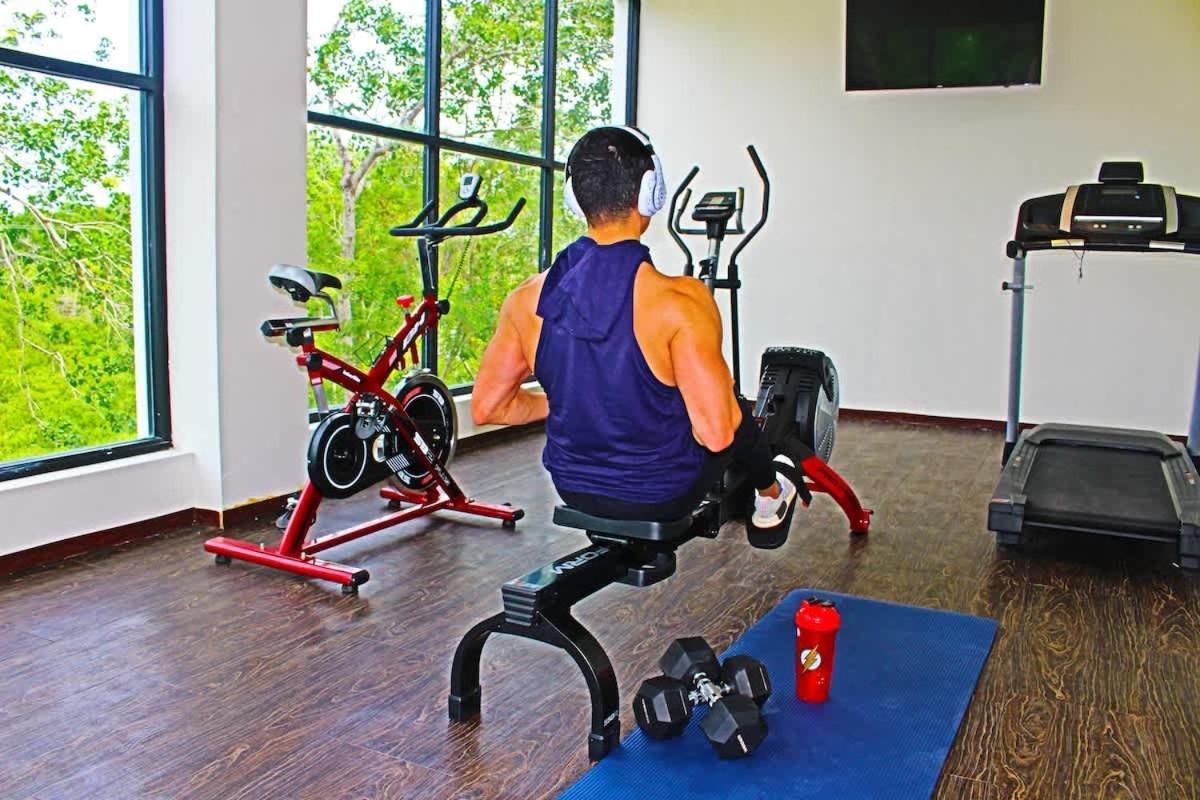 Private Jungle Cool Pool At Dk Dk 500 Mbps Wi-fi 3 Bikes King Bed Apartamento
