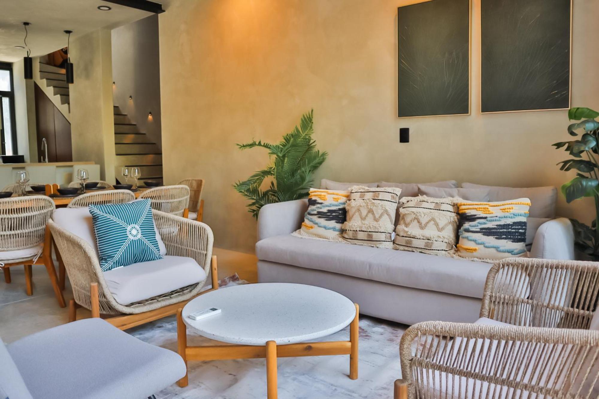 Quiet 4br Townhouse With Private Pool, Roof, Patio Apartamento Tulum