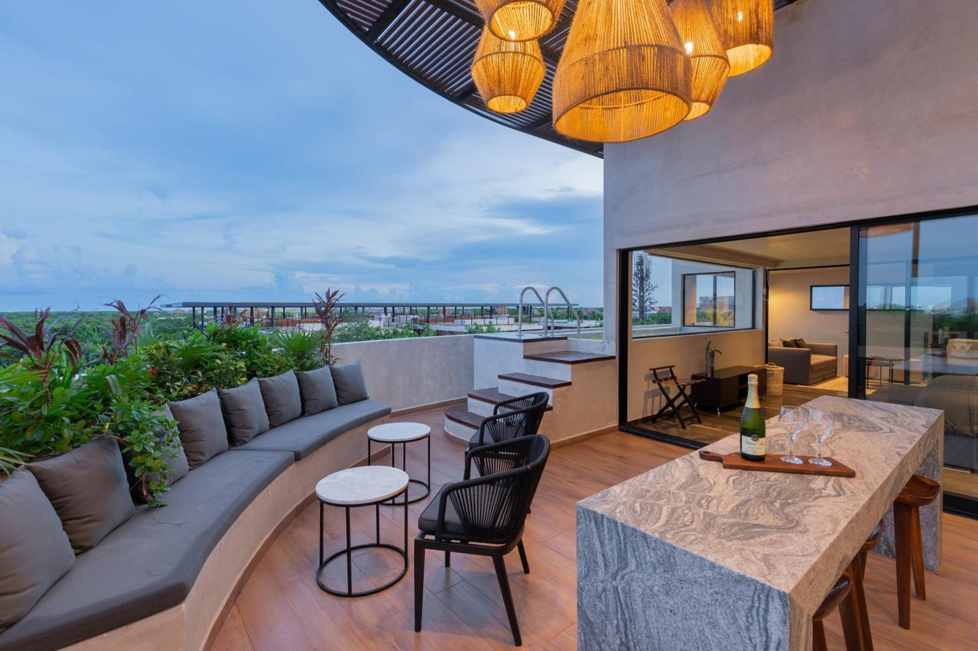 Amazing Penthouse W Private Pool Aldea Zama Apartamento