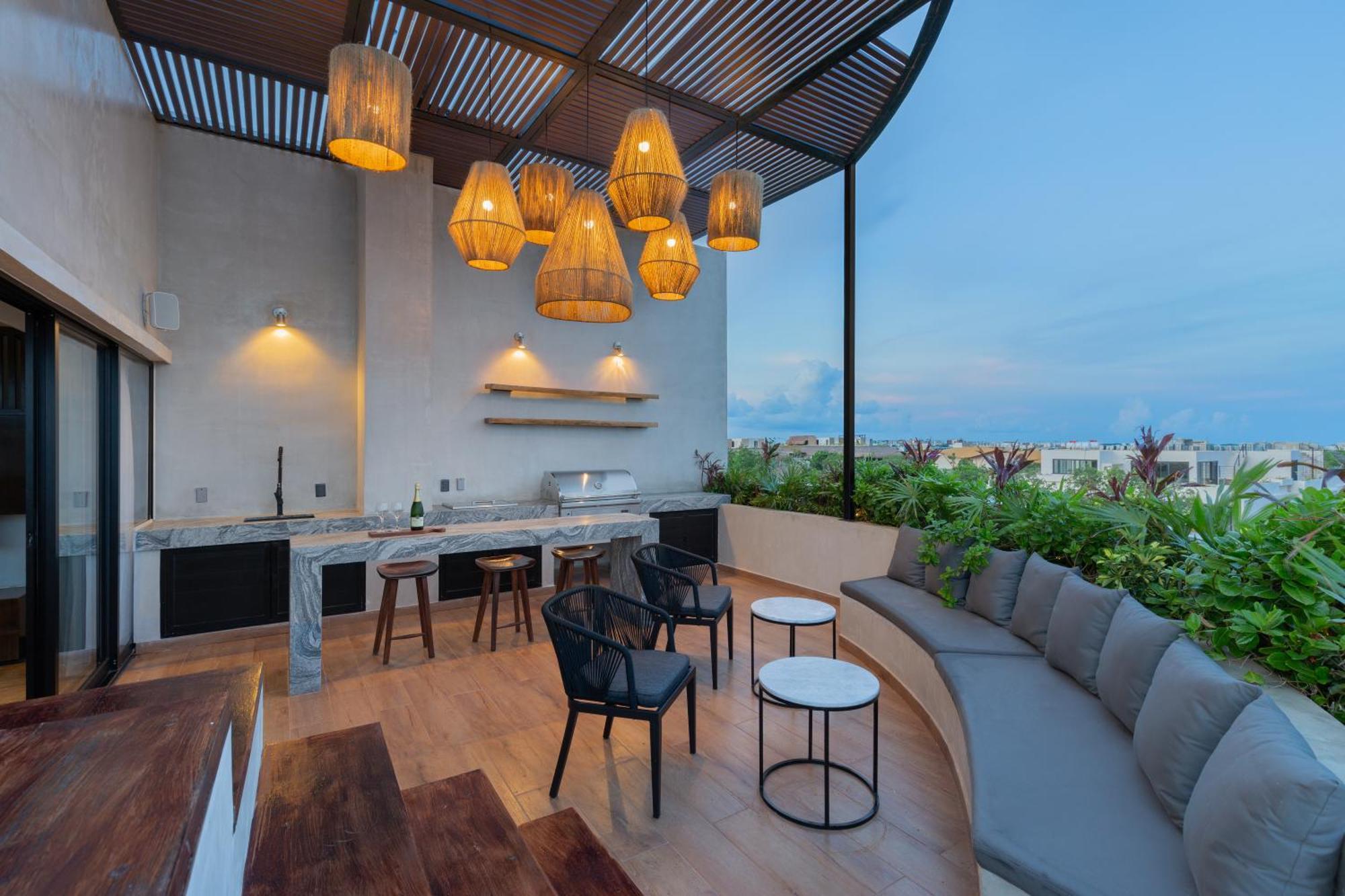 Amazing Penthouse W Private Pool Aldea Zama Apartamento