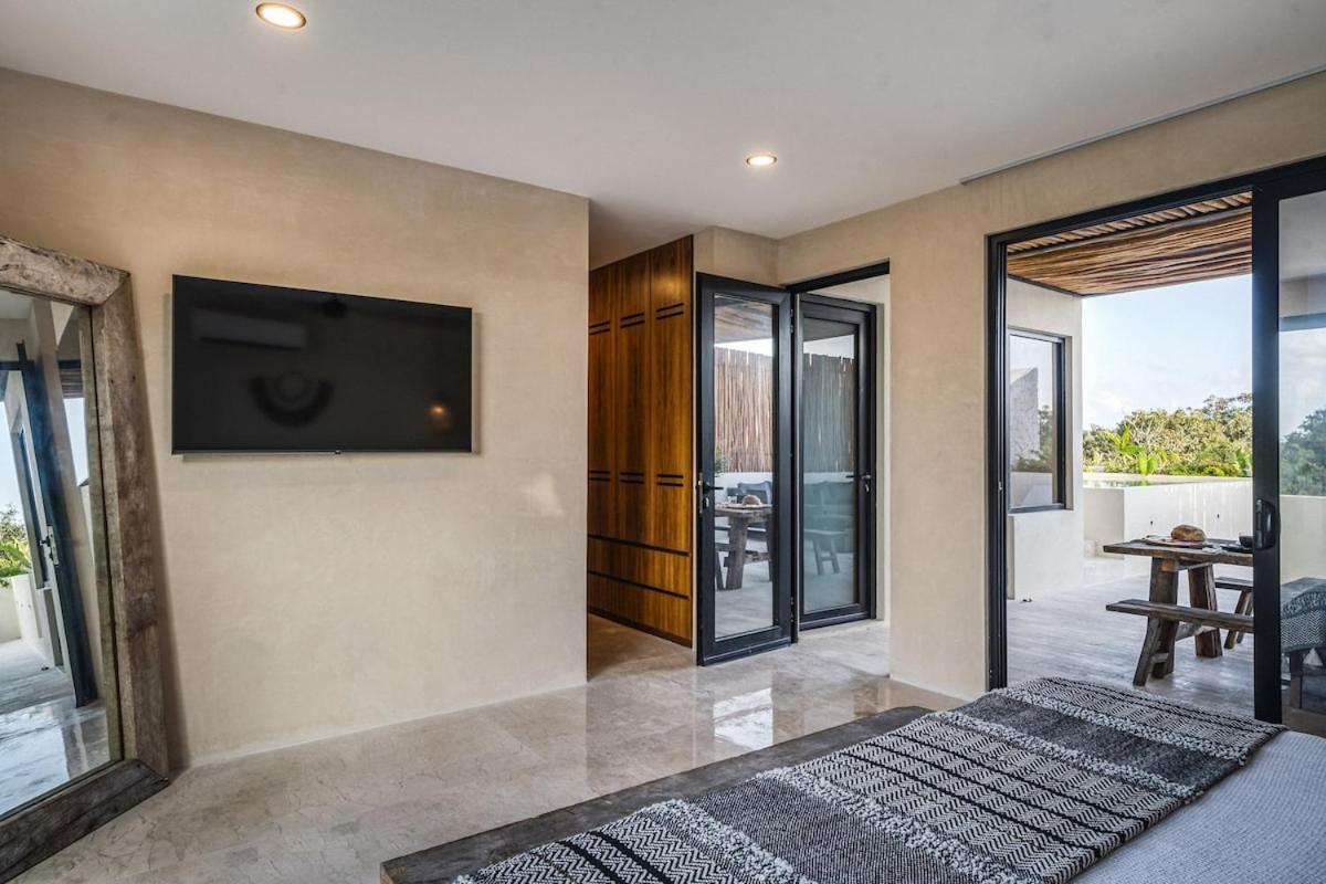 3 Bedroom Penthouse With Private Pool & Sunset Terrace Apartamento Tulum
