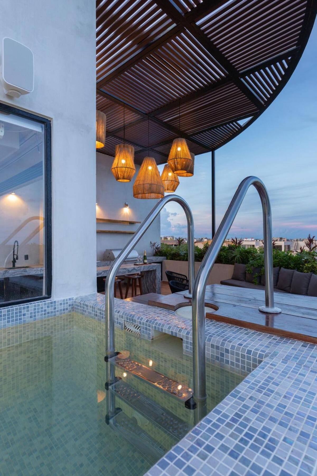 Apartamento Amazing Penthouse W Private Pool Aldea Zama Tulum
