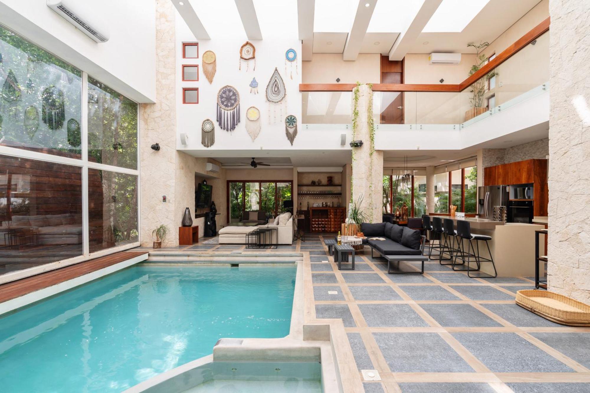 9br Luxury Aldea Zama, Private Pools & Gym! Tulum