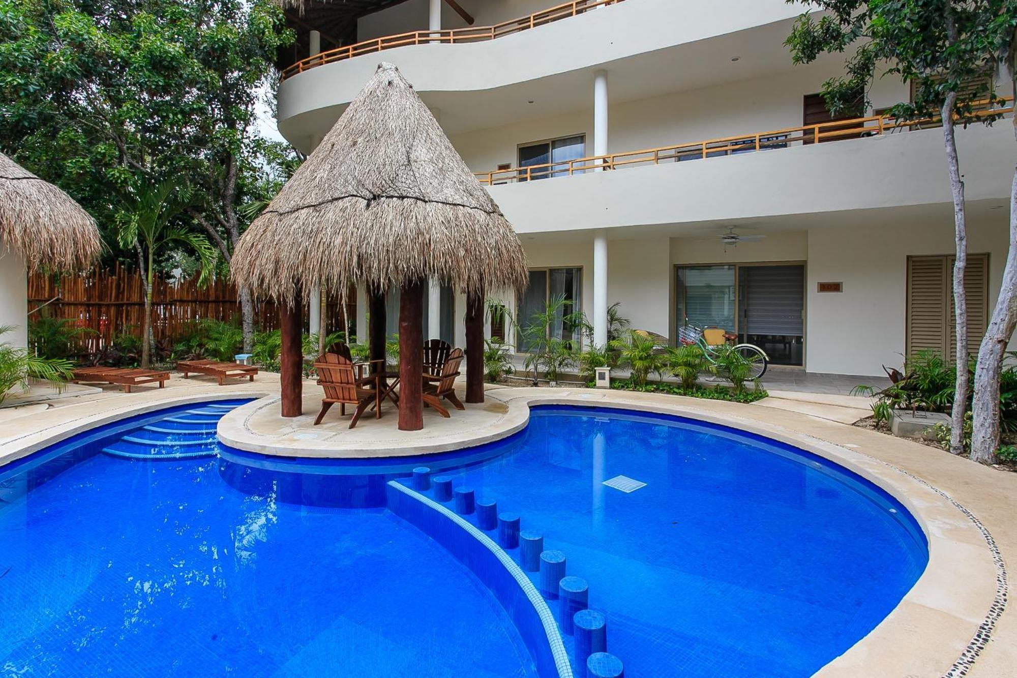 2br 2ba Penthouse With Private Rooftop Terrace * Tulum