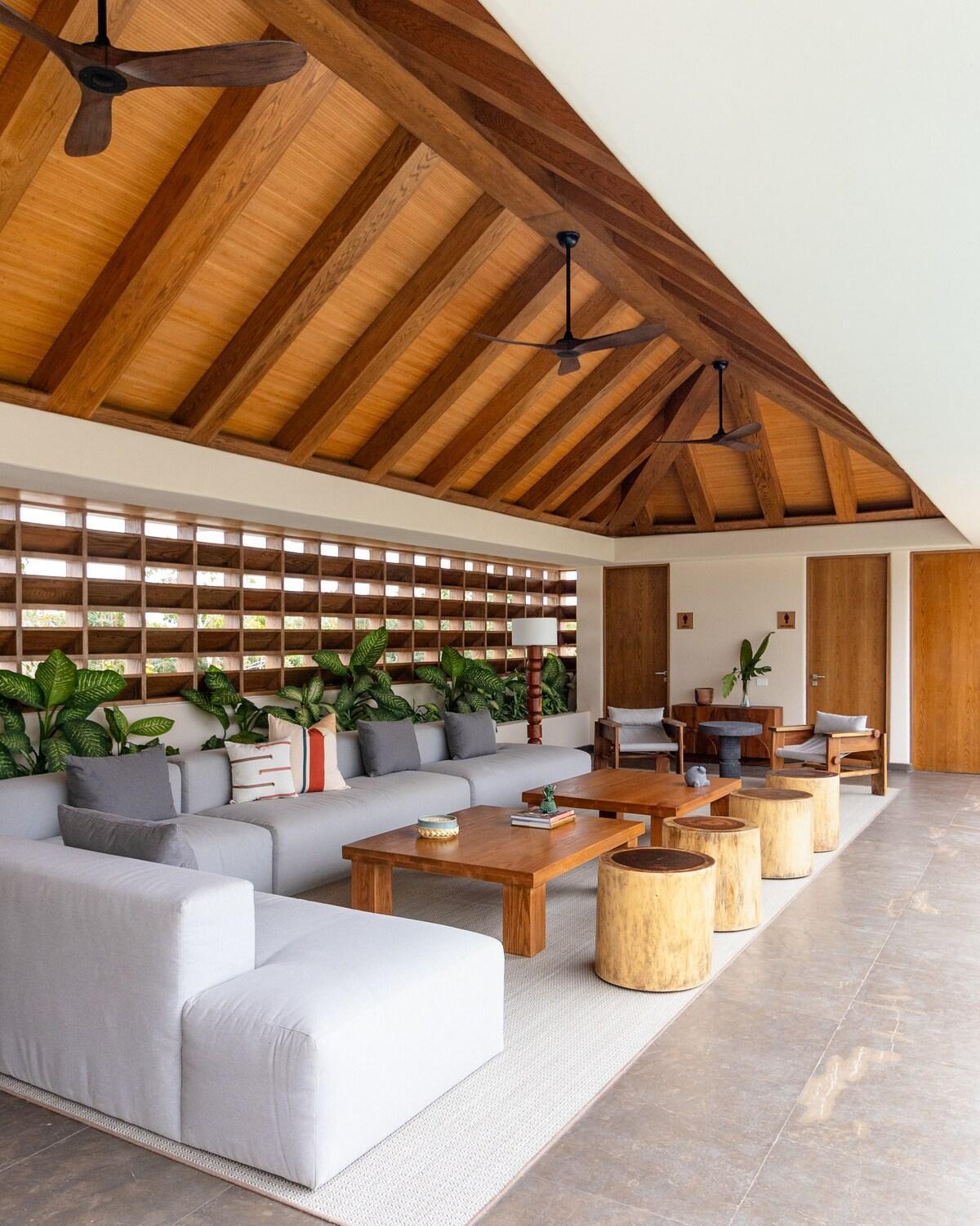 With Premium Service - Cook, Butler & Included In Luxury Aldea Zama Villa *