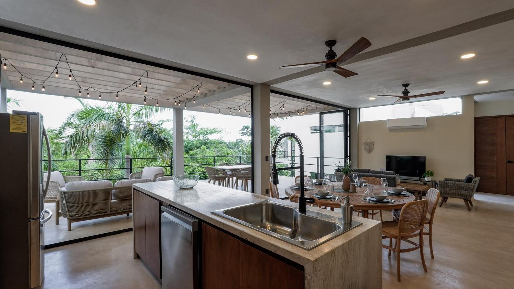 Apartamento 2br 2ba Luxury Penthouse With Private Pool And Rooftop Terrace Tulum