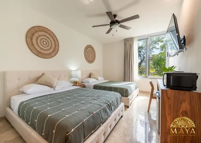 Nhoa 309C Lux 1Br Condo Pool View In Aldea Zama