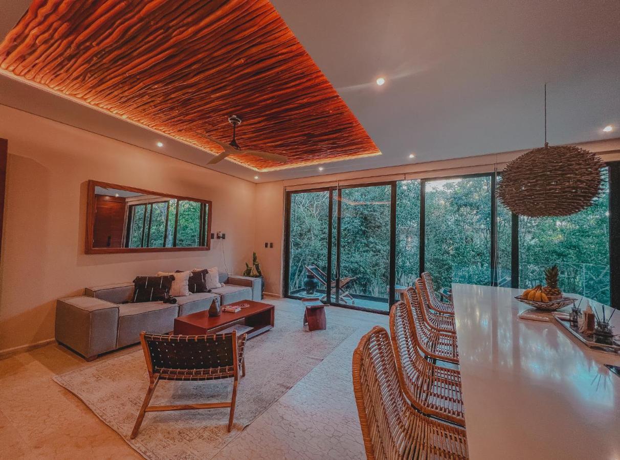 Kataleya By Zaazil - New Luxury Amazing Combo For Up To 20 People - Penthouse Aptartment , Private Pool, Terrace , Roof And Hot Tub In Luum Zama In The Jungle Apartamento