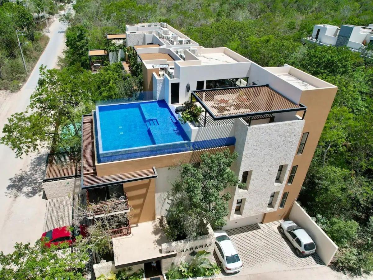 Сasa de vacaciones Loft Increíble King Size Alberca Infinita,gym En Medio De La Selva