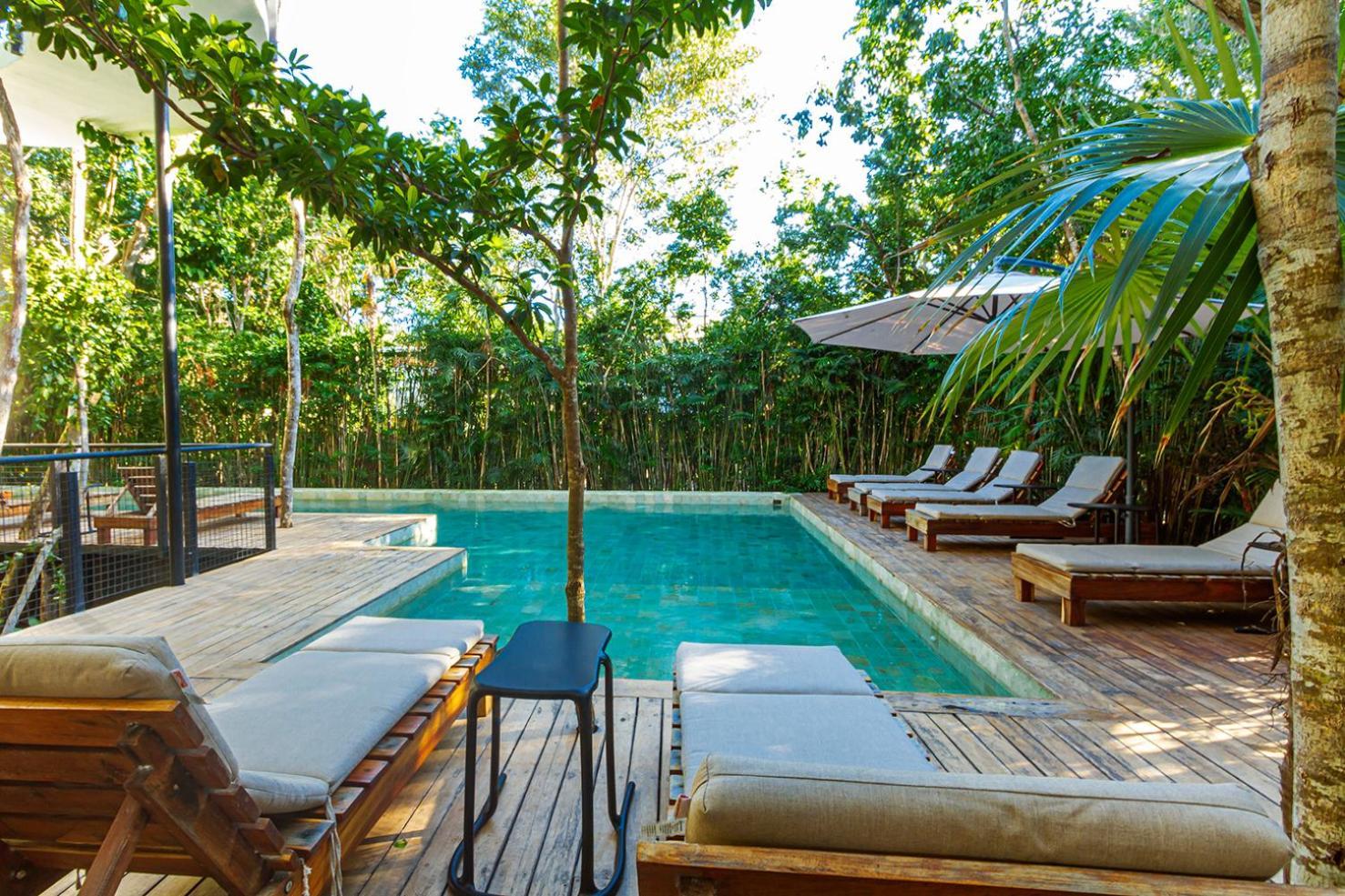 Amazing 3br & Private Patio With Pool In Mun 32 Сasa de vacaciones Tulum