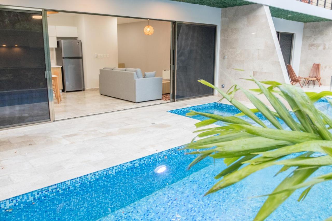 Wonderful & Incredible 2br Aldea Zama Swimming Pool, Terrace With Swim Up Apartamento *