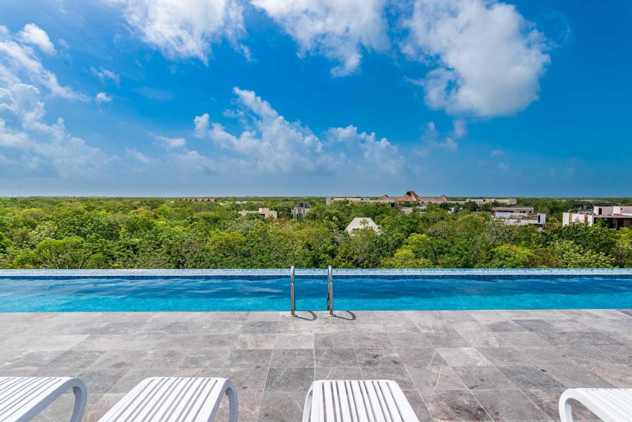 Top Location, Rooftop Pool And Gym With Jungle View, Elle Apartamento Tulum