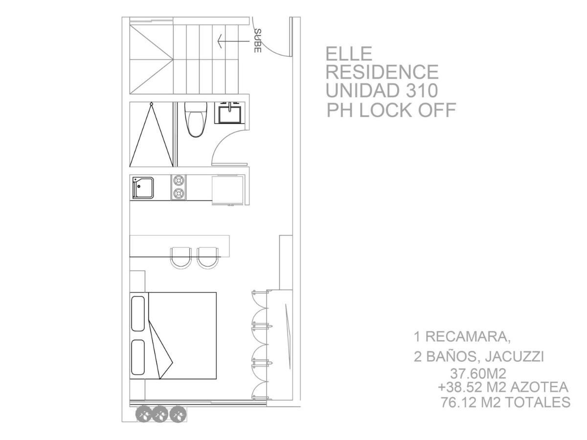 Apartamento Top Location, Rooftop Pool And Gym With Jungle View, Elle
