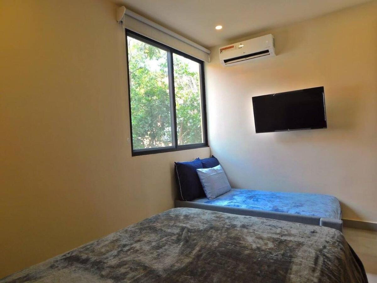 Amplio Depto. C/terraza Privada + Hermosa Piscina Apartamento Tulum