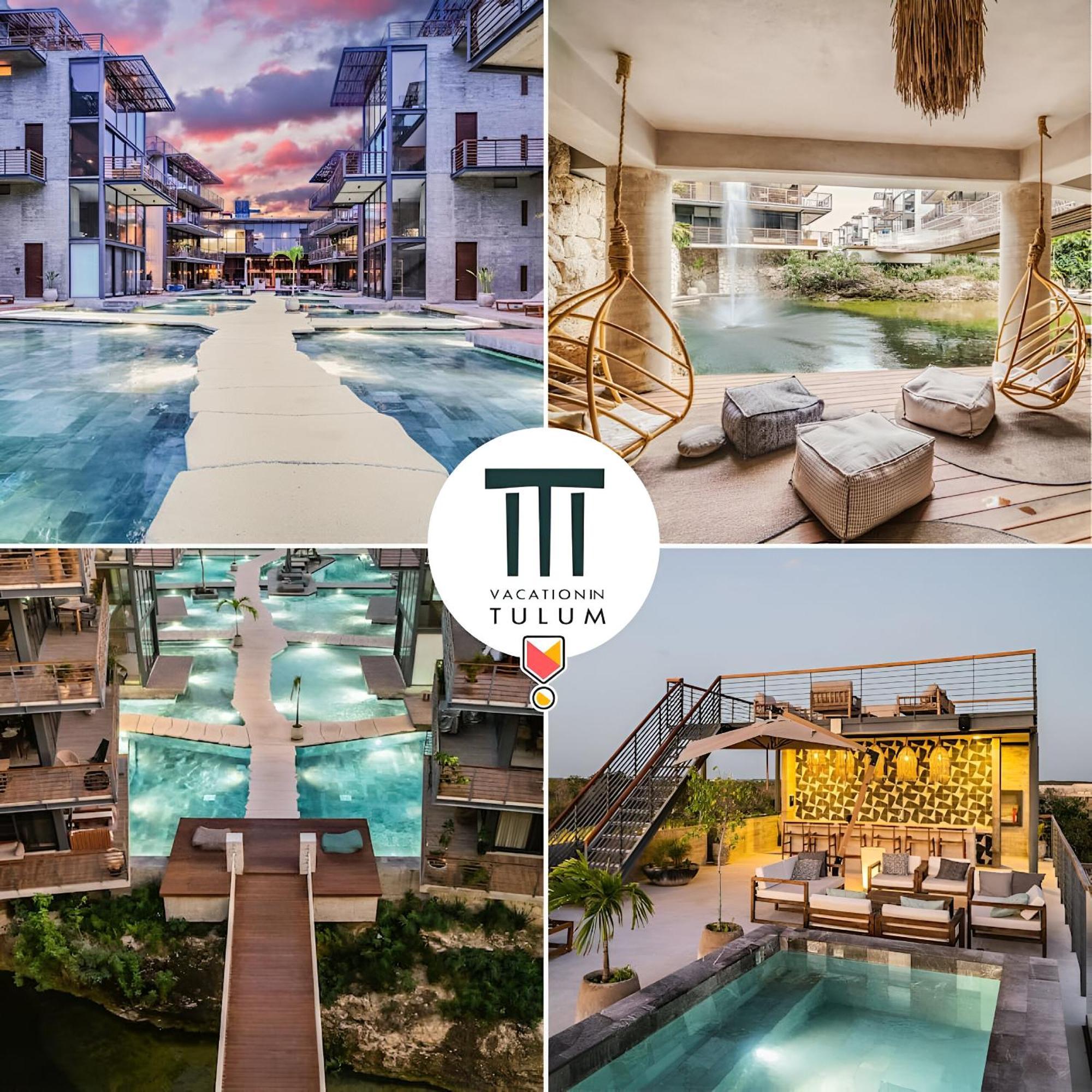 Apartamento Waterworld 1br Cenote Rooftop Pools Gym Tulum