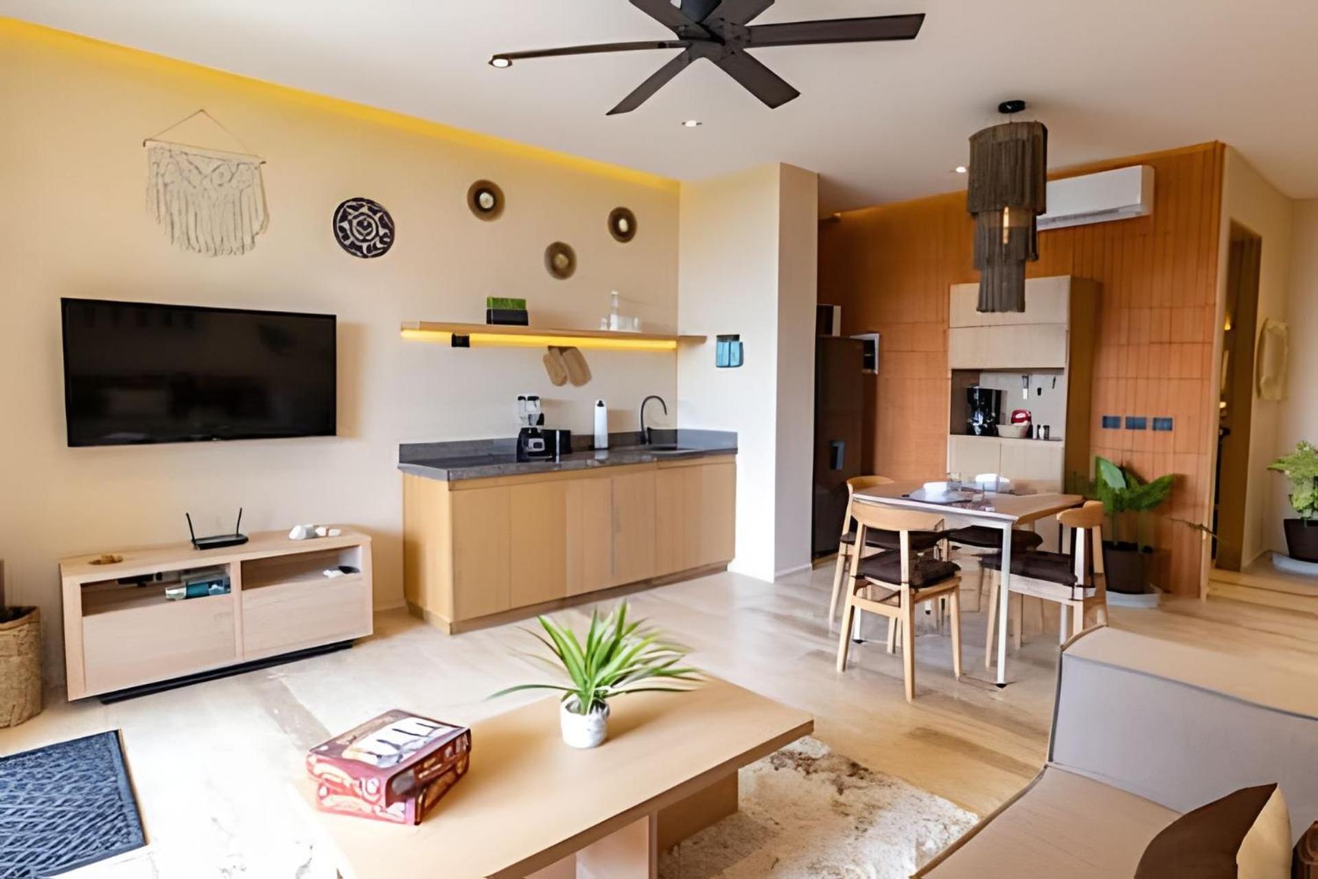 Apartamento Full With Private Pool, Roof Garden, Bbq, Wifi, 2 Beds Tulum