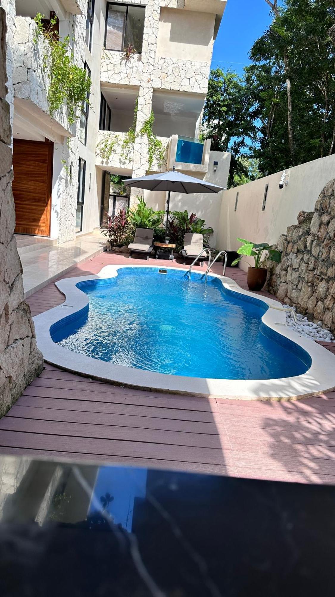 Penthouse De Dos Pisos Con Alberca Privada En La Veleta Apartamento Tulum