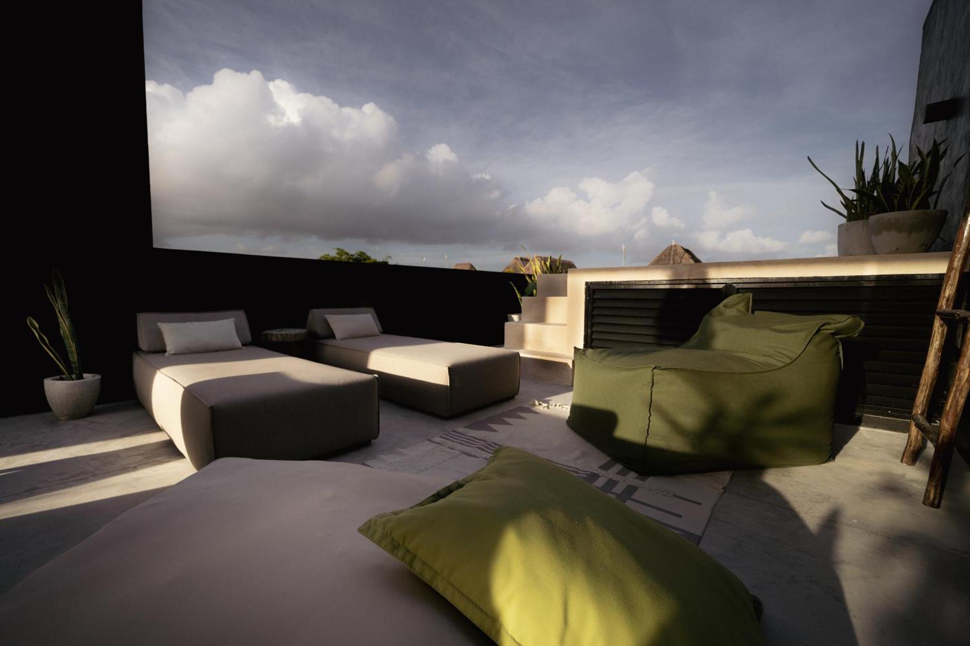 Design Luxury 3br With 3 Pools, Stunning Rooftop, Boho Style, Near Tulum