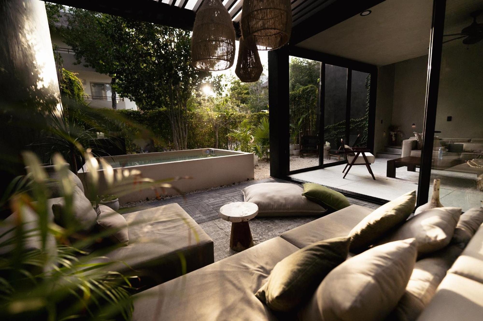 Design Luxury 3br With 3 Pools, Stunning Rooftop, Boho Style, Near Villa Tulum