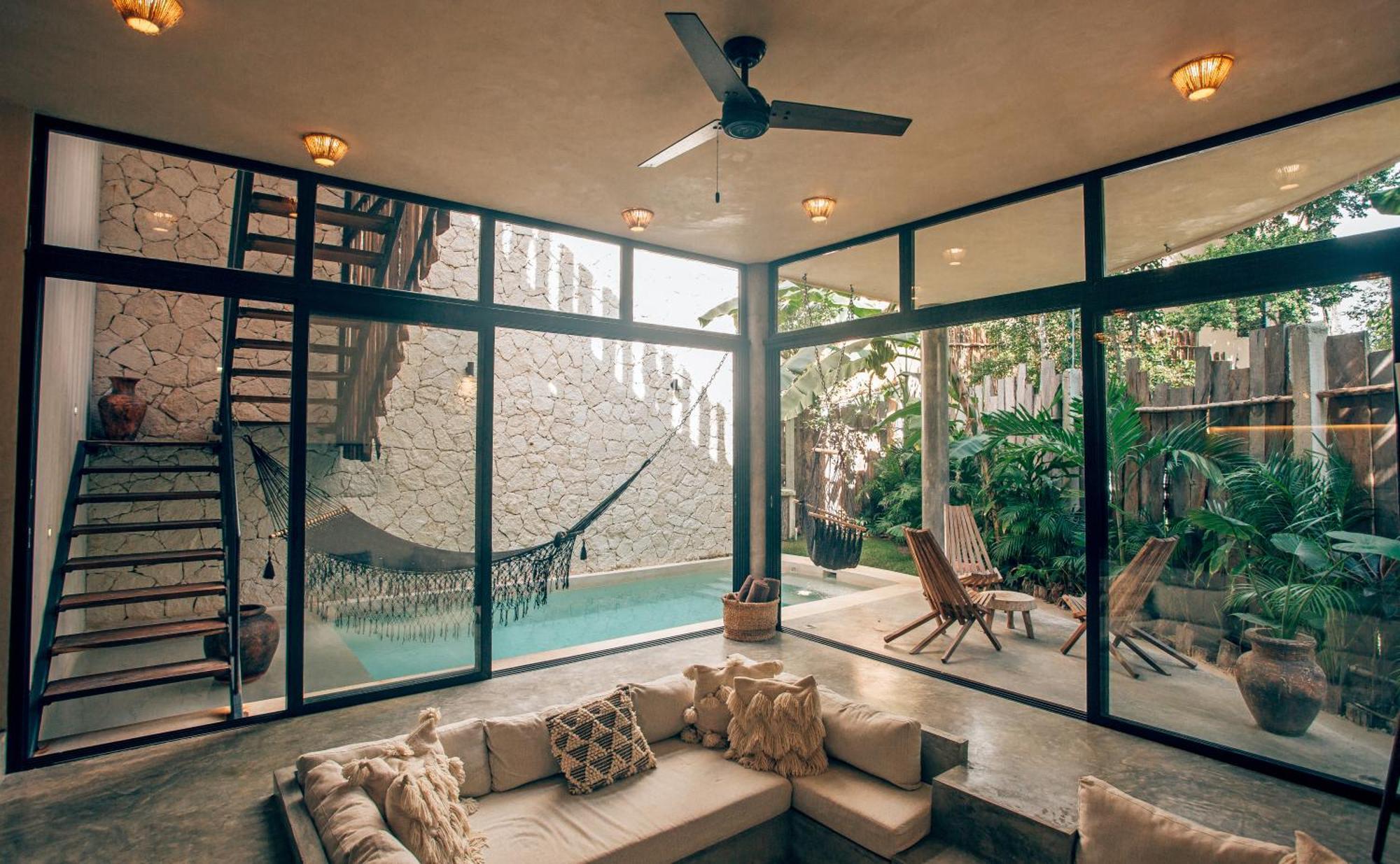 Jungle Rooftop Round -priv Pool-bathtub 2a Villa *