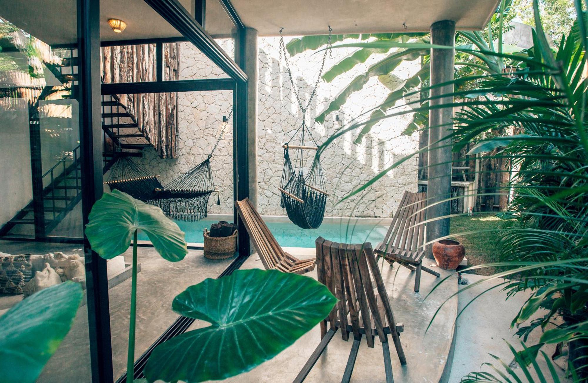Villa Jungle Rooftop Round -priv Pool-bathtub 2a Tulum