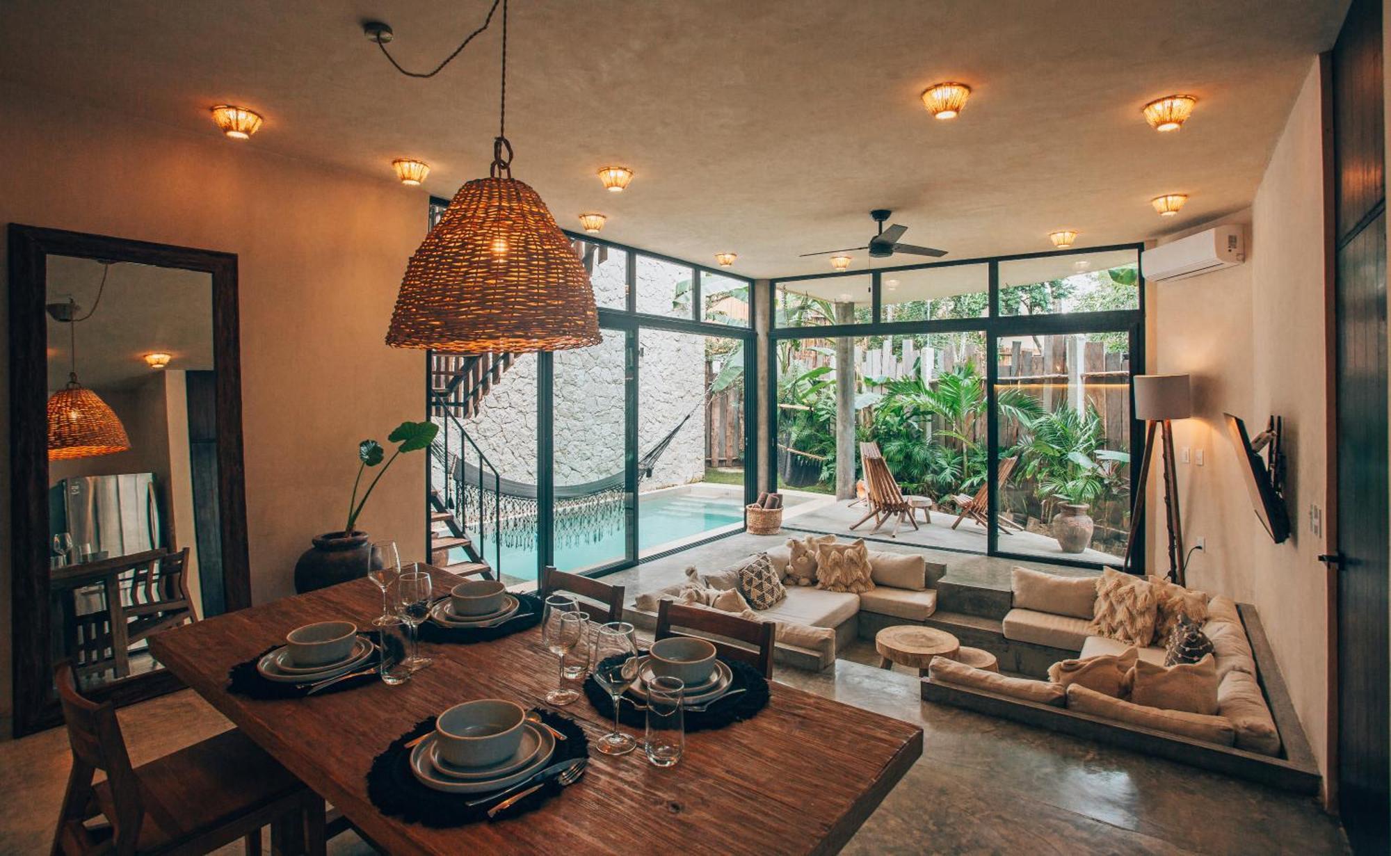Jungle Rooftop Round -priv Pool-bathtub 2a Villa