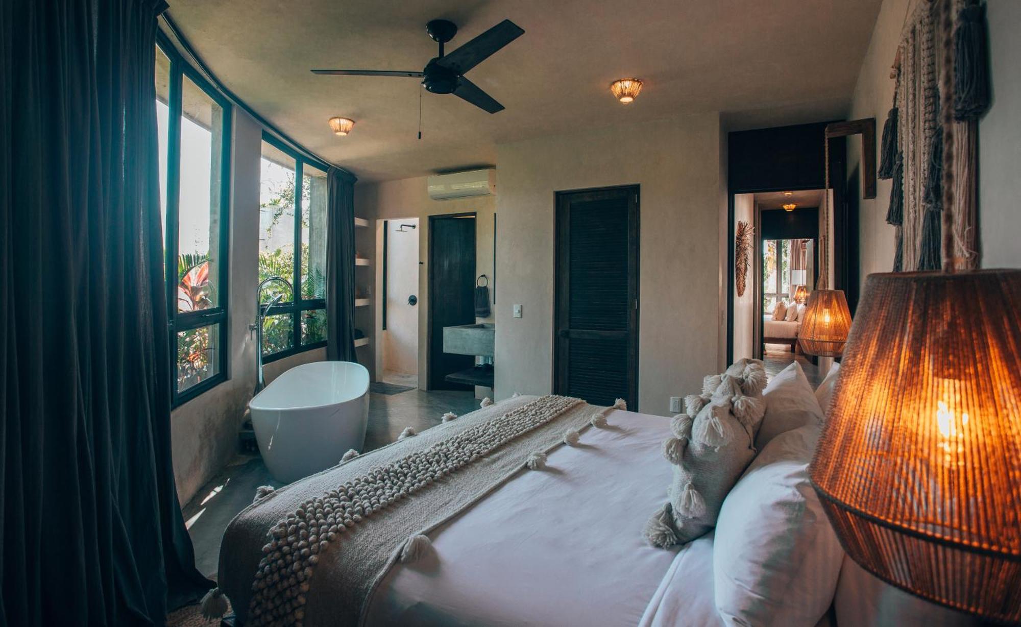 Jungle Rooftop Round -priv Pool-bathtub 2a Villa Tulum