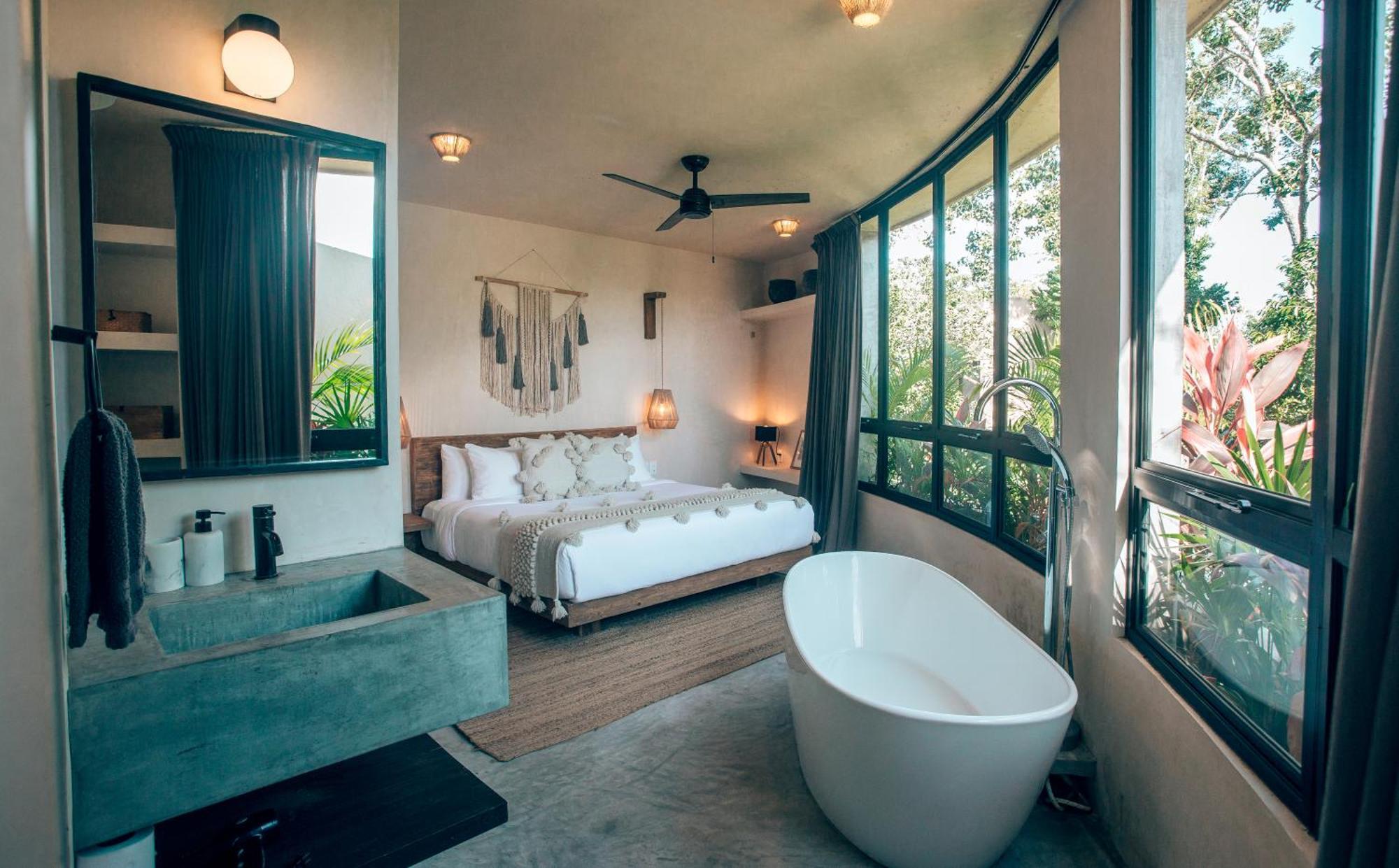 Villa Jungle Rooftop Round -priv Pool-bathtub 2a *