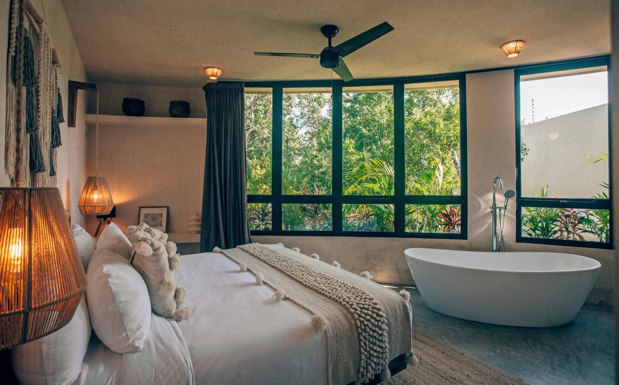 Villa Jungle Rooftop Round -priv Pool-bathtub 2a Tulum